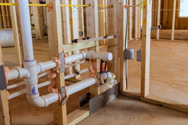 Rough Plumbing Installation in Wilmington